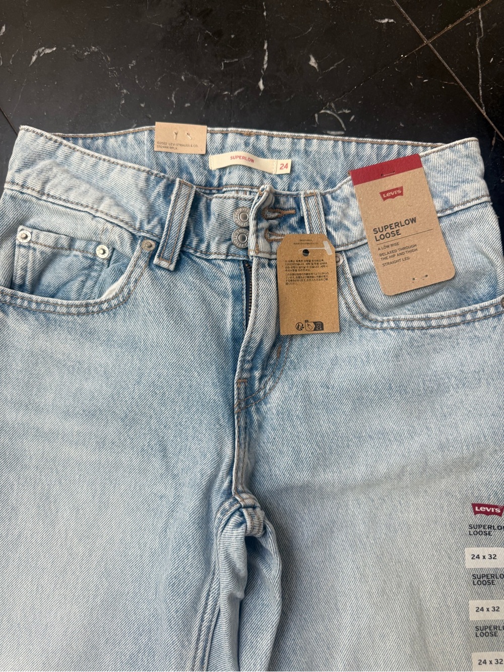 Levi's Light Blue Flare Jeans - Picture 5 of 9